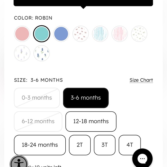 Kyte Bubble Rompers in Periwinkle and Robin - Picture 6 of 7